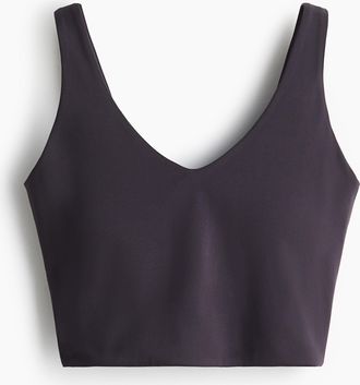 H&M Tanktop mit Twistdetail und SoftMove - Purple
