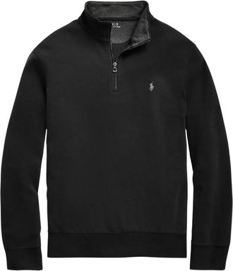 Ralph Lauren Su&eacute;ter con cremallera y logo - Sweatshirts & Hoodies - Hombre - Negro - S