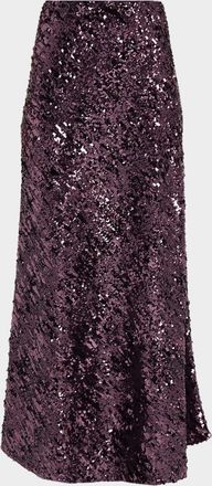 Paco Rabanne Sequined Maxi Skirt