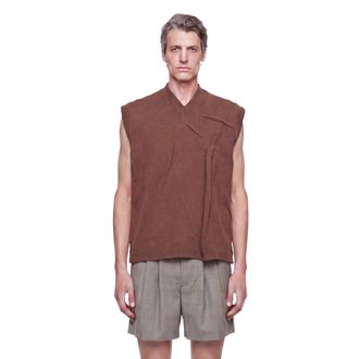 Hed Mayner V-Neck Logo Gilet