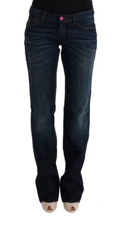 Costume National Cotton Regular Fit Womens Jeans