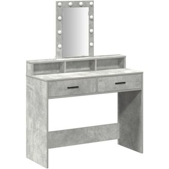 vidaXL Vidaxl - Dressing Table Grey 100 x 41 x 140 cm Engineered wood