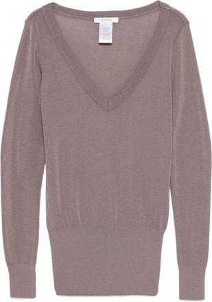 Christophe Lemaire Long-sleeve V-neck Sweater