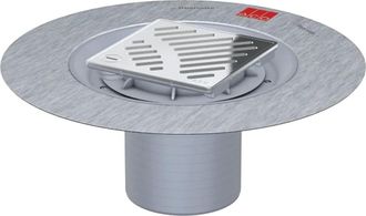 Aco Aco Easy-flow Aufsatzst&uuml;ck 149x149 Abs/rahmen/schlitzrost V2a Verrie., 5141.30.00