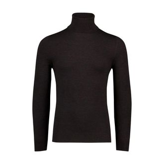 Cavallaro Truien & Vesten, Heren, Bruin, M, Wol, Merino Turtleneck