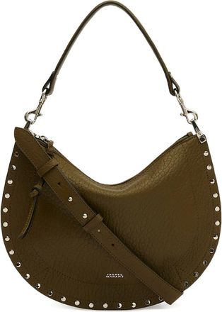 Isabel Marant Oskan Soft zip shoulder bag - women - Lambskin - OS - Green