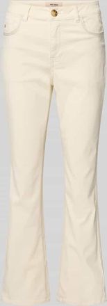 Mos Mosh Flared Fit Jeans mit Lyocell-Anteil Modell Ashley in Ecru, Gr&ouml;&szlig;e 25