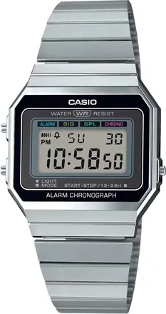 Casio Accessoires, unisex, Grijs, ONE Size, Vintage A700We-1Aef