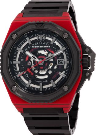 Technomarine Carbon Nautic Automatic Black Dial Mens Watch TM-525001