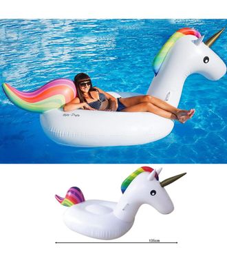 Trade Shop Trade Shop - Unicornio Moda Lujo Montable Gigante 135 X 90 Cm Caballo Arco Iris