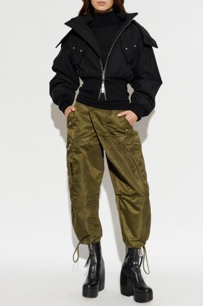Dsquared2 Insulated Jacket With Detachable Hood, Womens, Black