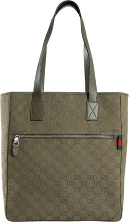 Gucci Olive GG Large tote