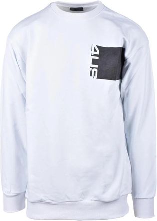 Cesare Paciotti Katoenen Stijlvolle Top - Heren - Sweatshirts - Wit - L - Katoen - Hoodies & sweatvesten