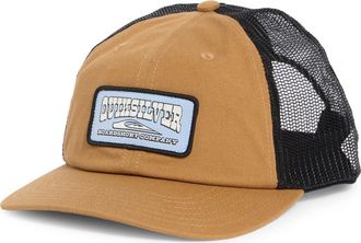 Quiksilver West West Trucker Hat in Almond at Nordstrom Rack