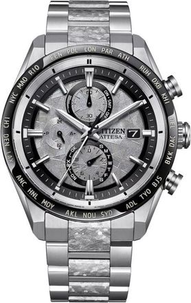 Citizen Attesa Perpetual Silver Dial Mens Watch AT8284-61A