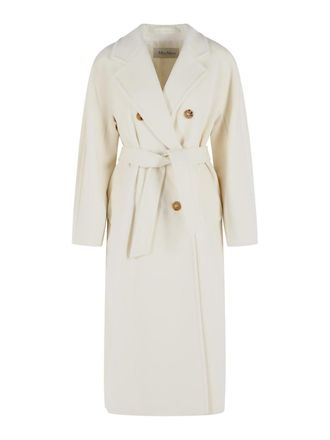 Max Mara Madame Virgin Wool And White Cashmere Coat