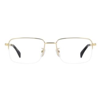 David Beckham Db 1150 Rectangular Gold-tone Steel Eyeglasses