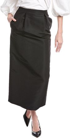 Carolina Herrera Silk Midi Pencil Skirt