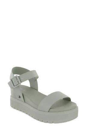 Mia Kayci Platform Sandal in Sage Burni at Nordstrom Rack, Size 6.5