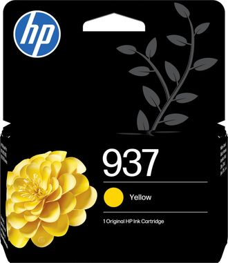 OEM Hp Cartucho De Tinta Original 937 Amarillo