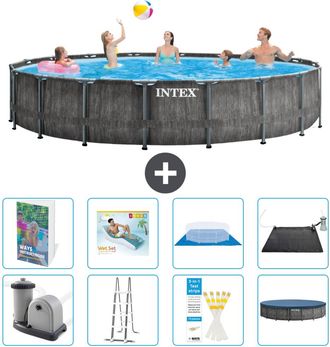 Intex Piscina Prism Frame Redonda - 549x122 Cm - 9-piezas S567