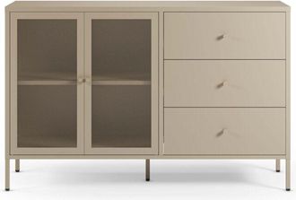 Rendez-Vous D&eacute;co Aparador Latem En Metal Beige