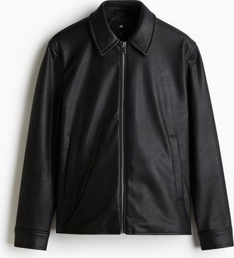 H&M Jacke in Regular Fit - Schwarz