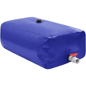 vidaXL Dep&oacute;sito De Agua Plegable Con Grifo Pvc 500 L Vidaxl