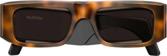Valentino Sunglasses Vg0005 S 002 Brown Black/Brown Women
