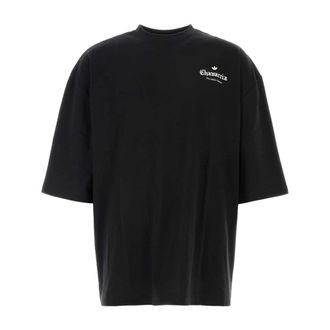 adidas Training T-Shirts, male, Black, Size: S Chavarria Logo SS T-Shirt