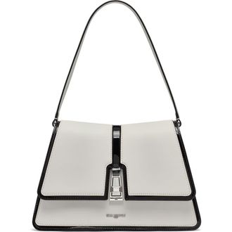 Karl Lagerfeld Mercerie Shoulder in White Black at Nordstrom