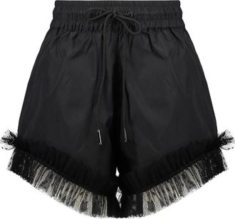 Red Valentino Dames, Korte broeken, Zwart, Maat: XS Poliester