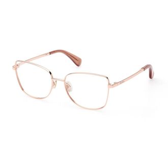 Max Mara Rose Gold Mm5074 Metal Glasses