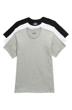 Calvin Klein 3-Pack Cotton Crewneck Undershirts in Mp1 1Gr Hthr 1W at Nordstrom Rack, Size X-Large