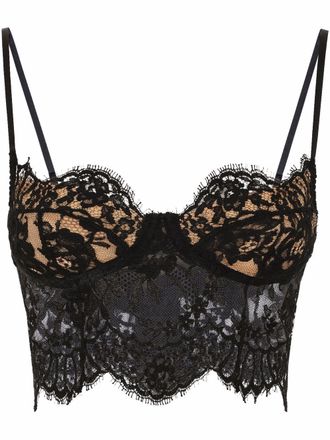 Dolce & Gabbana Corsetto in pizzo - Nero