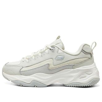 Skechers DLites 4.0 Shoes White Light Grey 894286-NTGY