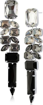 Jardin Ombr&eacute; Crystal Drop Earrings in Black/Silver at Nordstrom Rack