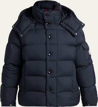 Moncler Mens Quilted Hooded Puffer Jacket