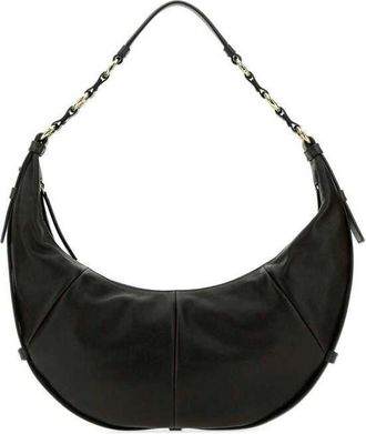 Saint Laurent Black Leather Saharienne Shopping Bag Nero Borse A Mano
