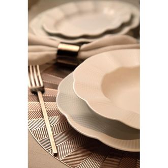 Hermia Set di stoviglie Set 100% Porcellana Bianco