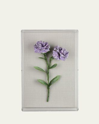 Tommy Mitchell Carnation January Birth Flower Wall Art