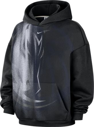 Nike Mens Dallas Mavericks Standard Issue Fleece Basketball Hoodie in Black | IQ2469-010