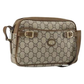 Gucci Pre-owned Cross Body Bags, female, Beige, Size: ONE SIZE Pre-owned Plastic Cross Body Bag