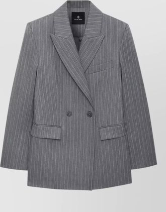 Anine Bing tiphaine tailored jacket structured shoulder design