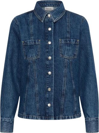 MY ESSENTIAL WARDROBE Denim Shirt - Dames - Spijkeroverhemden - Blauw - M - Denim - Overhemden