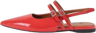 Vagabond Hermine Ballerina - Dames - Ballerinas - Rood - 39 EU - Leer - Schoenen
