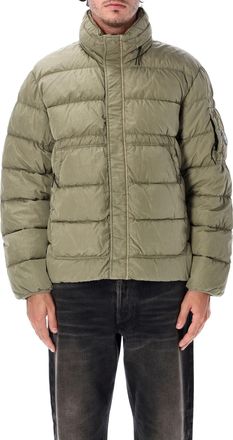 C.P. Company Quilted Chrome-R High Collar Down Jacket