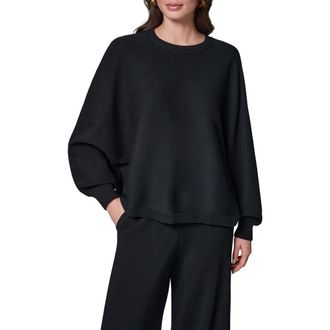 DKNY Dolman Sleeve Milano Knit Sweater in Black at Nordstrom, Size X-Large