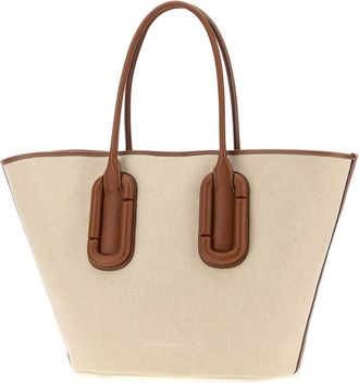 Marc Jacobs Womens Tote Beige Fabric
