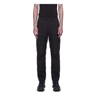 Stone Island Slim-fit Trousers, male, Black, Size: W31 Cargo Trousers